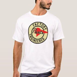 Camiseta La fábrica de Pontiac del vintage parte la muestr