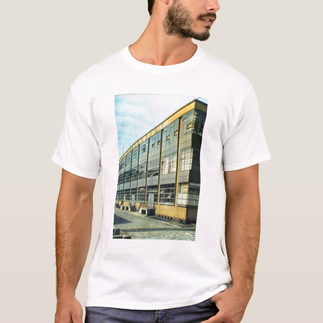 Camiseta La fábrica de zapato del Fagus, diseñada por (Anverso)