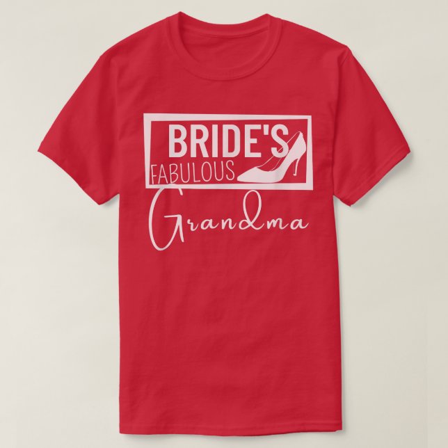 Camiseta La fabulosa abuela 490 del Boda de la familia (Diseño del anverso)