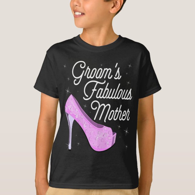 Camiseta La fabulosa madre de las mujeres de Groom - Boda e (Anverso)