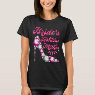 Camiseta La fabulosa madre de novia feliz Boda, mártir vint