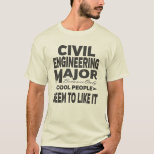 Camiseta La Facultad de Ingeniería Civil es la única person