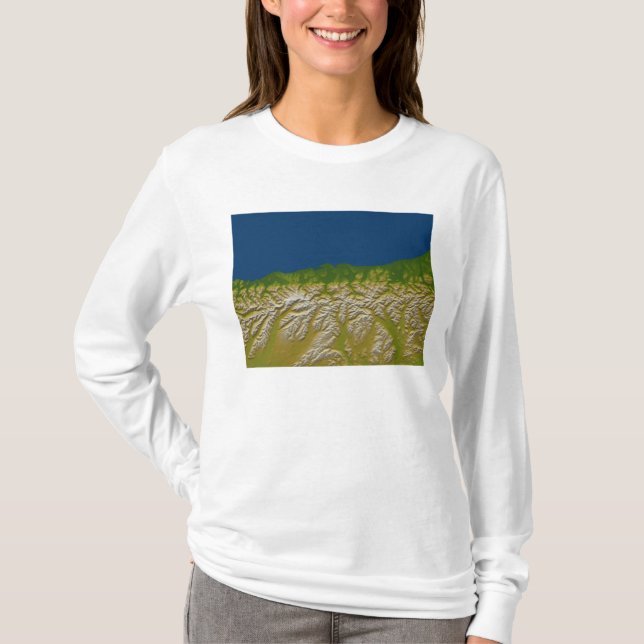 Camiseta La falla alpina en la costa oeste (Anverso)