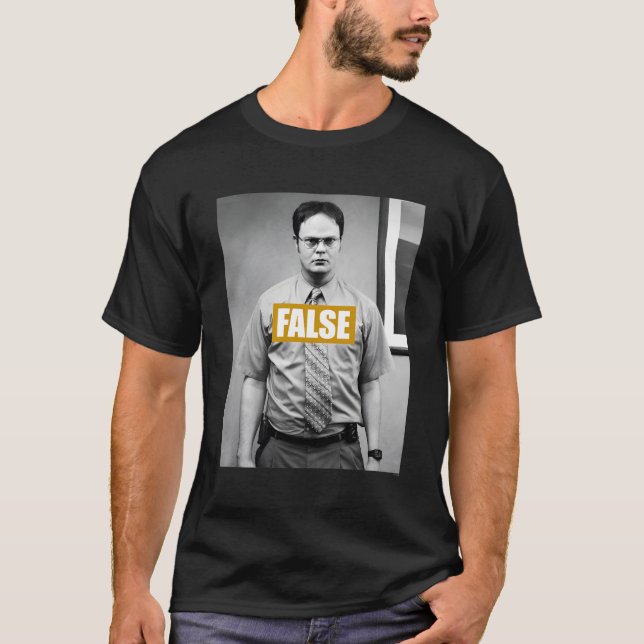 Camiseta La falsa barra de Office Dwight (Anverso)