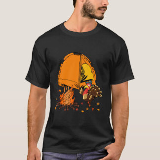 Camiseta La familia al aire libre del camping de Acción de 
