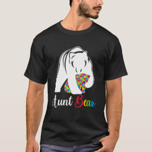 Camiseta La familia autista del oso de la tía curada