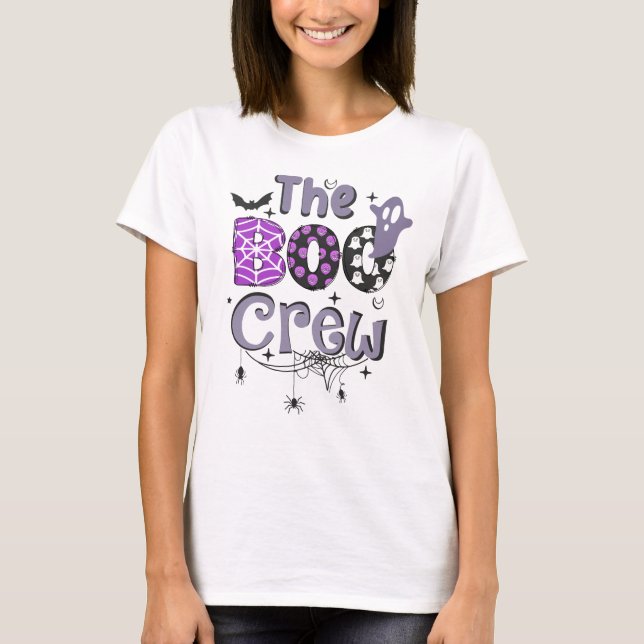 Camiseta La familia Boo Crew Ghost Spider Halloween Black (Anverso)