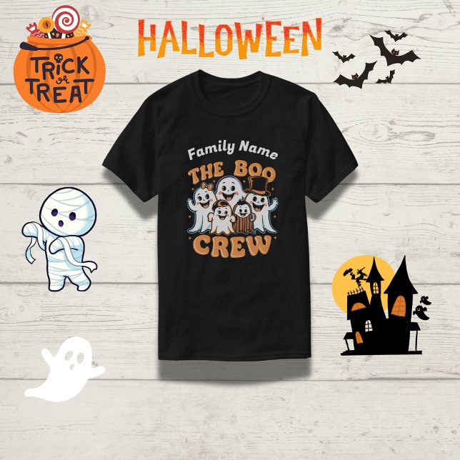 Camiseta La familia Boo Crew Halloween fantasma de la camis (Subido por el creador)