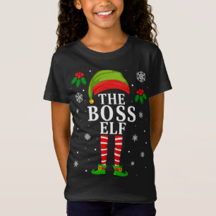 Camiseta La familia Boss Elf que coincide con Navidades Paj