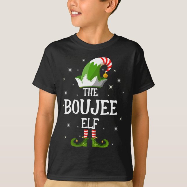 Camiseta La familia Boujee Elf, Navidades coincidentes (Anverso)