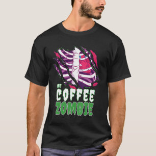 Camiseta La familia Coffee Zombie Funny Halloween Mamáes Zo