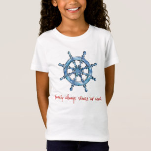 Camiseta La familia costera de la cita el   me dirige