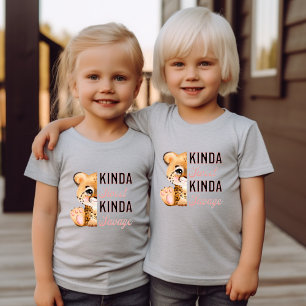 Camiseta La familia Cute Leopard está coincidiendo con la g