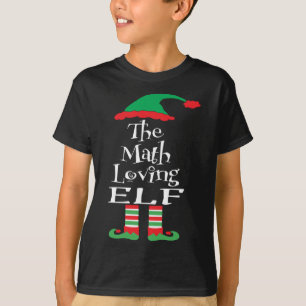 Camiseta La familia de adultos mayores amantes de las matem
