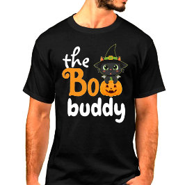 Camiseta La familia de Boo Buddy Naranja Halloween