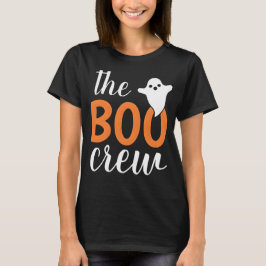 Camiseta La familia de Boo Crew Naranja Halloween