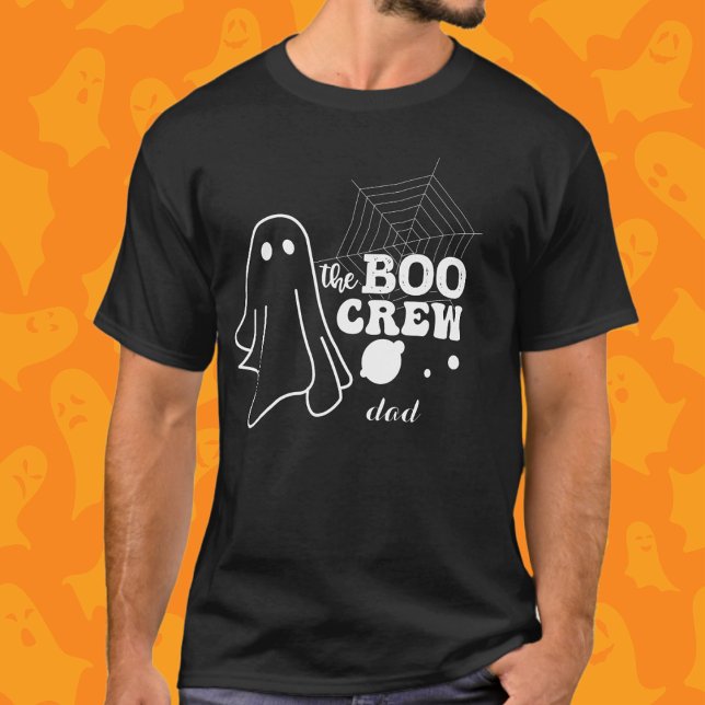 Camiseta La familia de Boo Crew White Halloween está coinci (Subido por el creador)