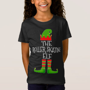 Camiseta La familia de compañeros Roller Skating Elf Cute G