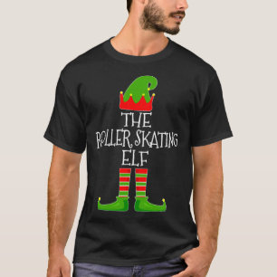 Camiseta La familia de compañeros Roller Skating Elf Cute G