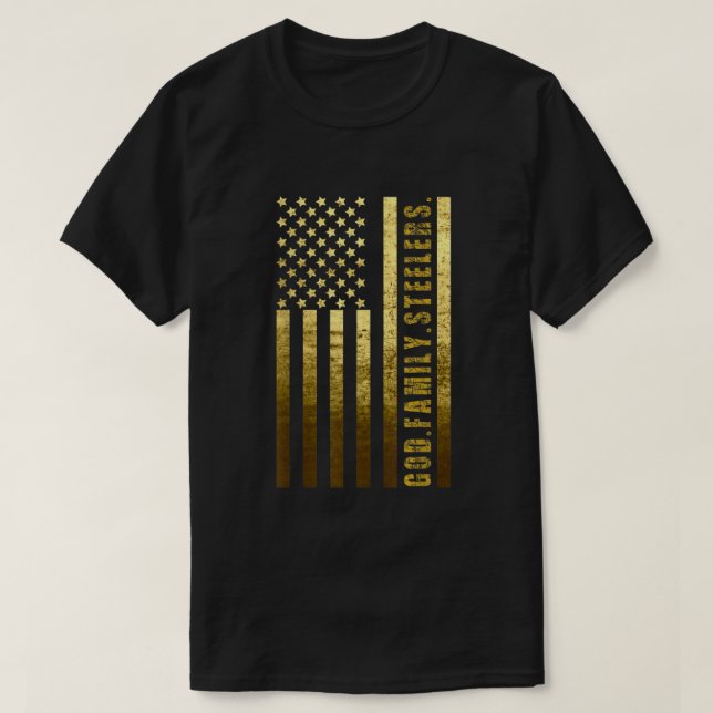 Camiseta La familia de Dios dirige el Día de los Padres Cam (Diseño del anverso)