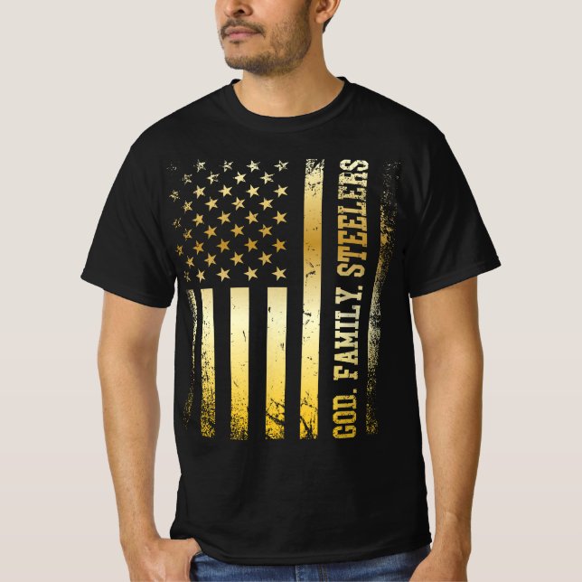 Camiseta La familia de Dios dirige el Día del Padre de los  (Anverso)