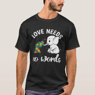 Camiseta La familia de elefantes cubanos apoya el autismo a
