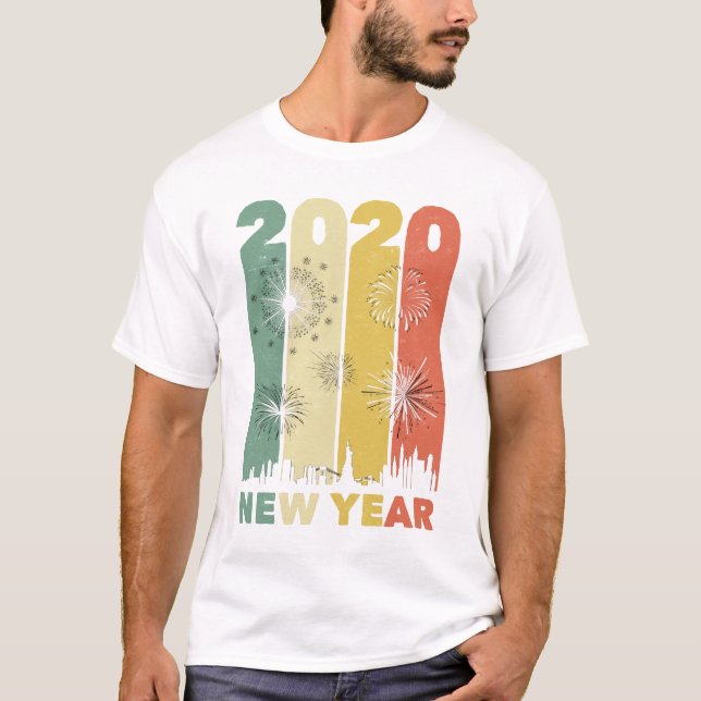 Camiseta La familia de Fiestas recién casados de Nochevieja (Anverso)