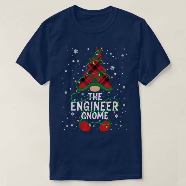Camiseta La familia de ingenieros Gnome Grupo de coincidenc (Diseño del anverso)