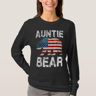Camiseta La familia de la familia de la bandera patriótica