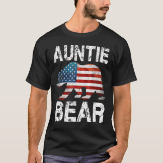 Camiseta La familia de la familia de la bandera patriótica 