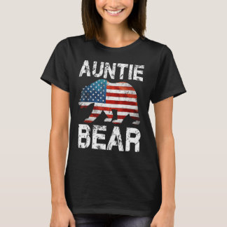 Camiseta La familia de la familia de la bandera patriótica 