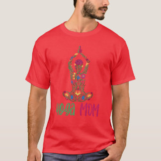 Camiseta La familia de la madre del yoga Hobby Madre