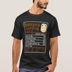 Camiseta La familia de la nutrición de los pudding de pláta
