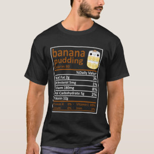 Camiseta La familia de la nutrición de los pudding de pláta