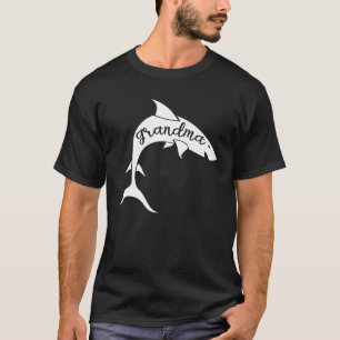Camiseta La familia de las abuelas del tiburón coincidiendo
