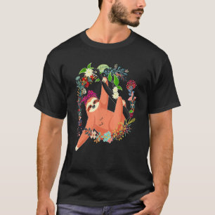 Camiseta La familia de las flores de leopardo de las mareas