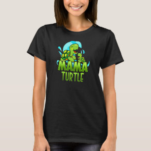 Camiseta La familia de las tortugas de mar Mamá Hija Madre
