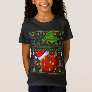 Camiseta La familia de los amantes de las frutas del cerezo