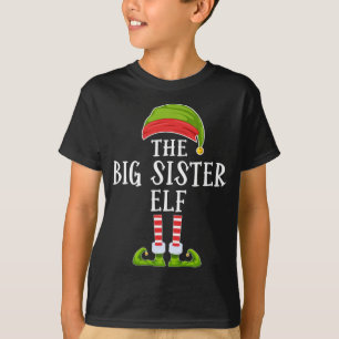 Camiseta La familia de los grandes hermanos Navidades elfos