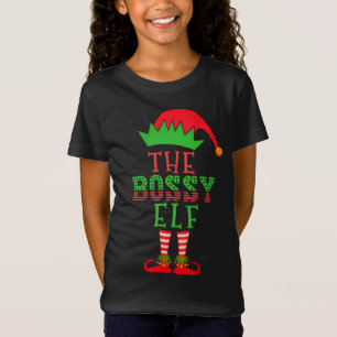 Camiseta La familia de los Navidades de los Elfos Bossy coi