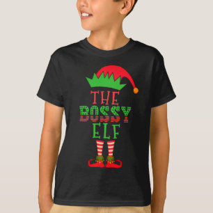 Camiseta La familia de los Navidades de los Elfos Bossy coi