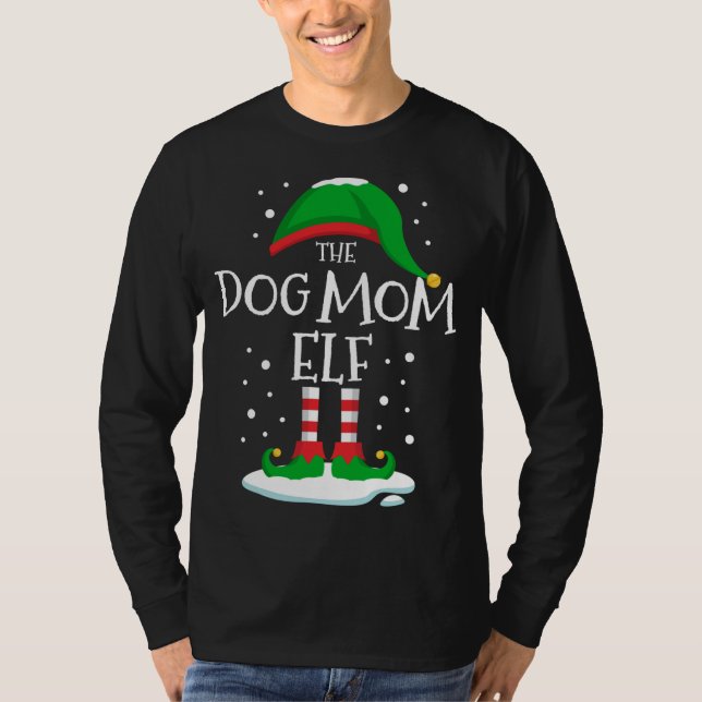 Camiseta La familia de los Navidades elfo de la madre del p (Anverso)