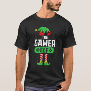 Camiseta La familia de Navidades de gamer Elf Xmas coincidi