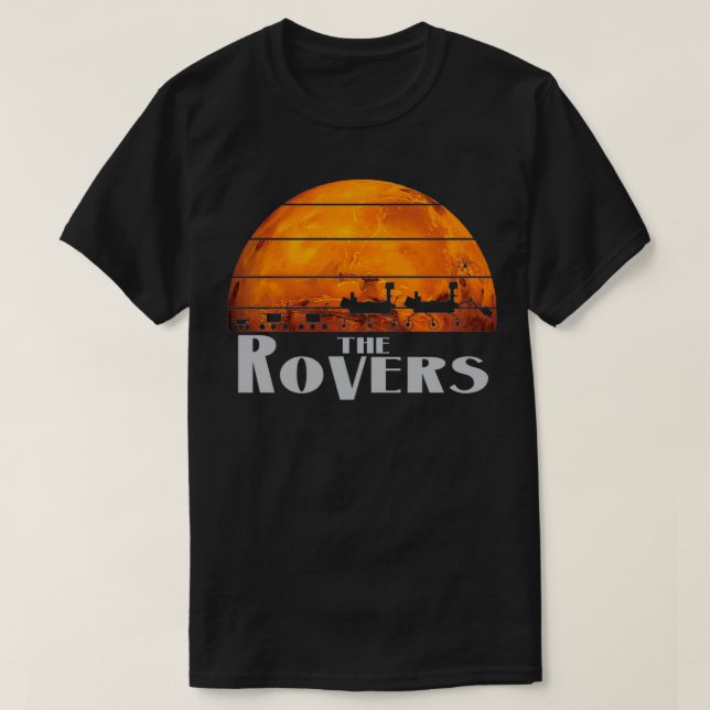 Camiseta La familia de rover Mars Rovers Mars (Diseño del anverso)