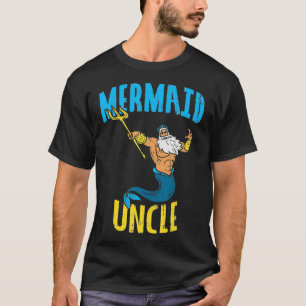 Camiseta La familia de seguridad del tío de la sirena Neptu