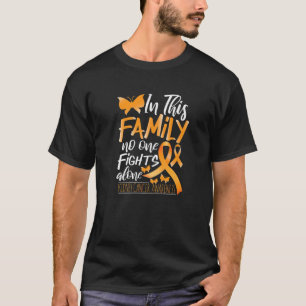 Camiseta La familia de sensibilización sobre el cáncer de