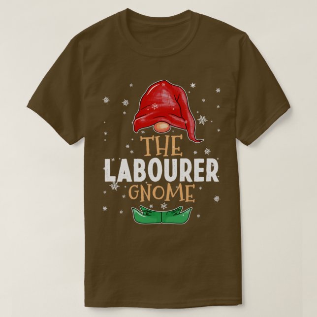 Camiseta La familia de trabajadores Gnome que coincide con  (Diseño del anverso)