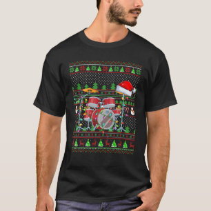 Camiseta La familia del amante de la música del tambor coin