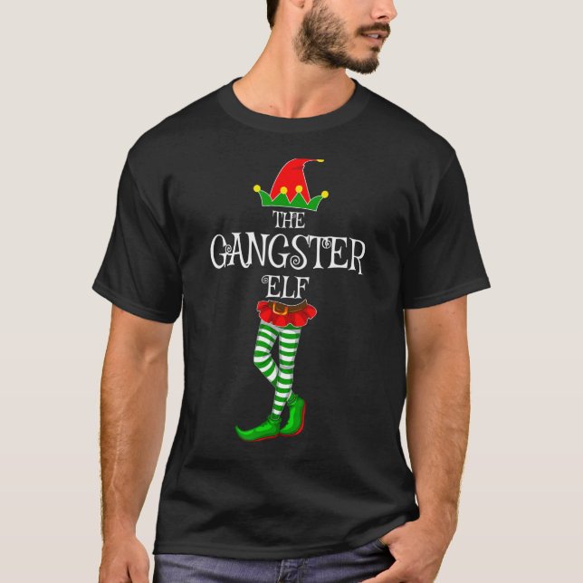 Camiseta La familia del anciano de Gangster coincidiendo co (Anverso)