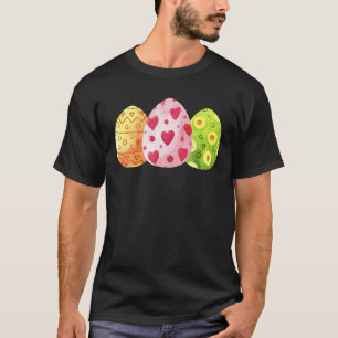 Camiseta La familia del Día de Pascua de Huevos Cutos coinc